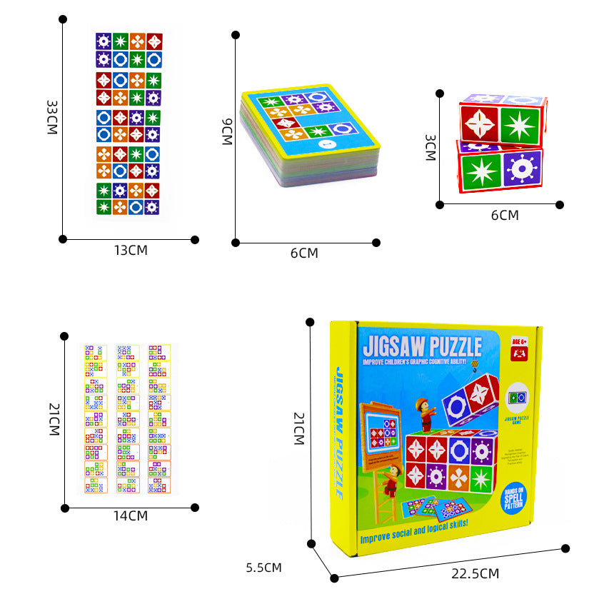 Jeu de Puzzle pour enfants Apprentissage précoce Conseil de tri de formes