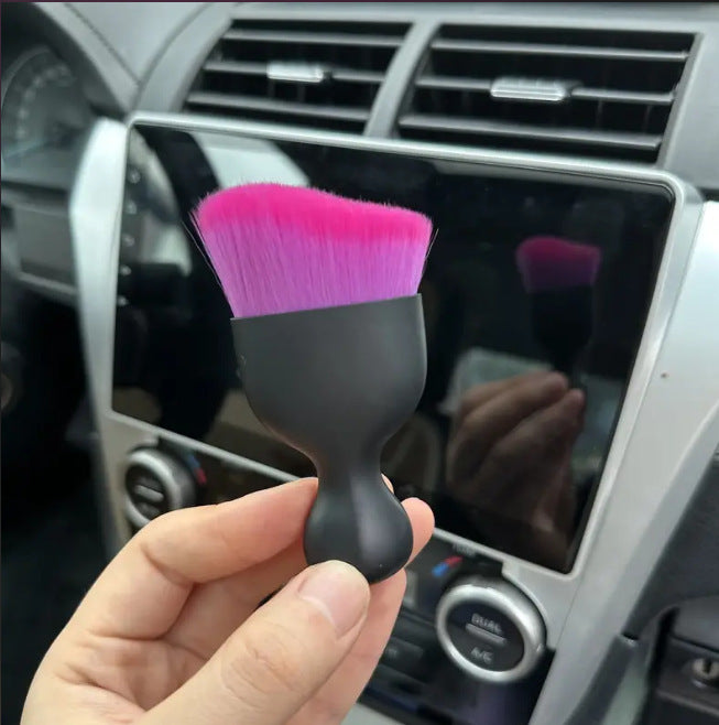 Brosse à poussière d'air intérieur de voiture avec bristles douces