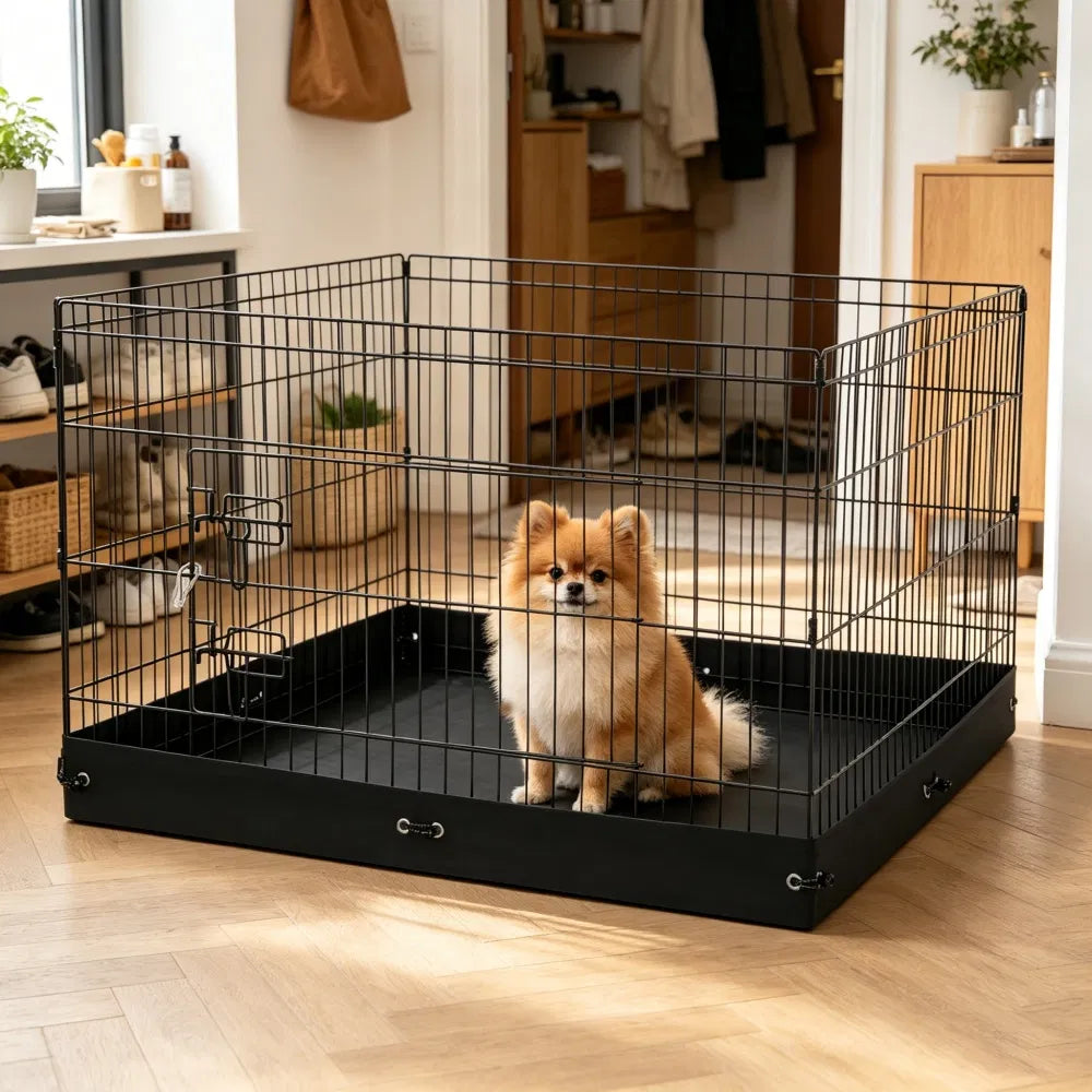 Maison de chien avec espace-sauvetage pour l'extérieur
