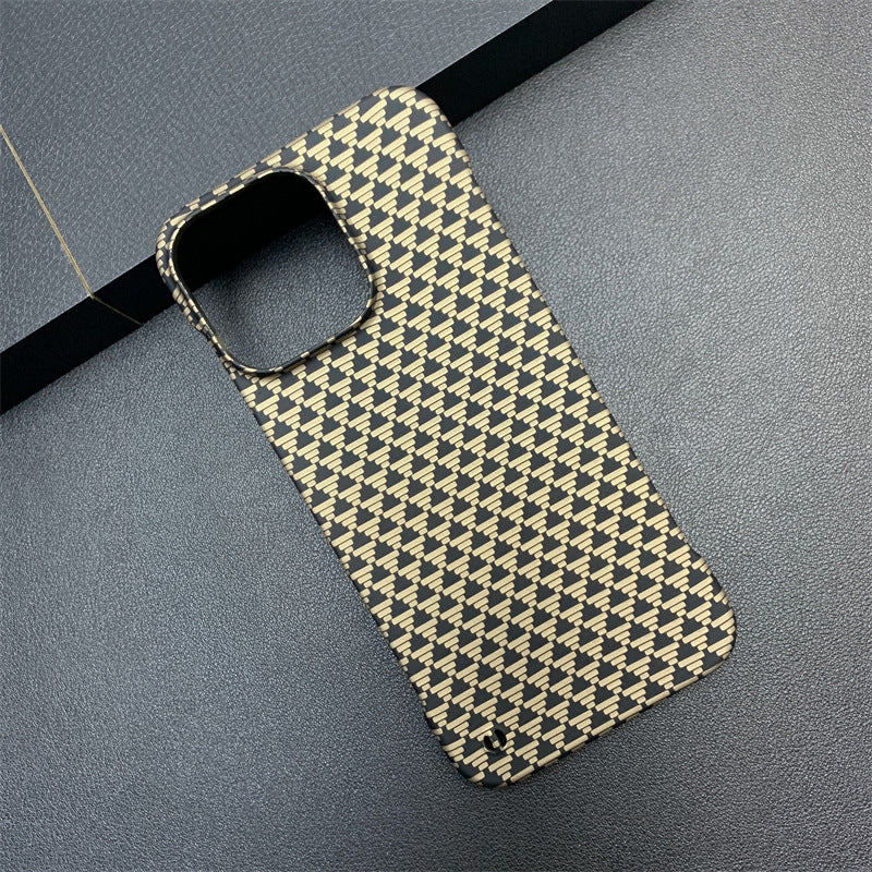 Modèle de source Triangle sans cadre Étui de téléphone à demi-paquet ultra-mince