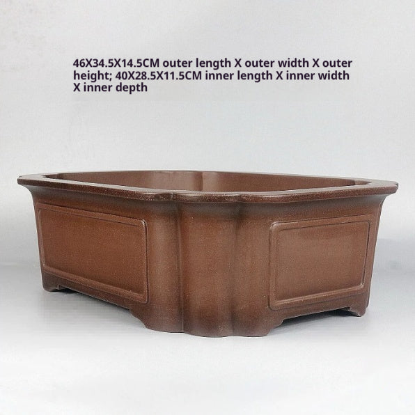 Yixing purple Sand Boutique Pot de fleurs Bonsai