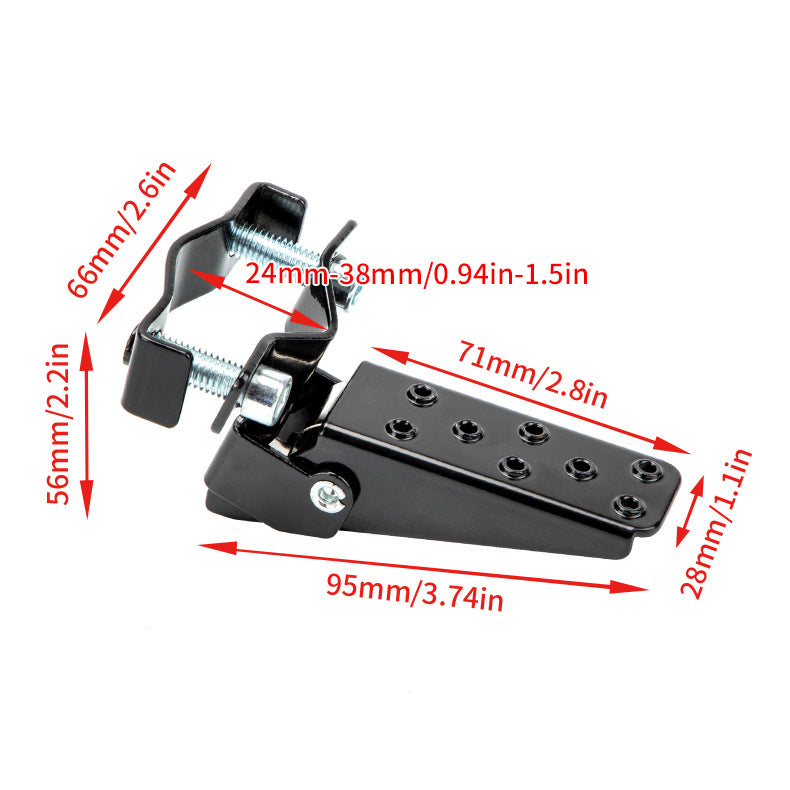 Paddle pour moto Stretcher modifié antidérapant Shock Absorption Accessoires