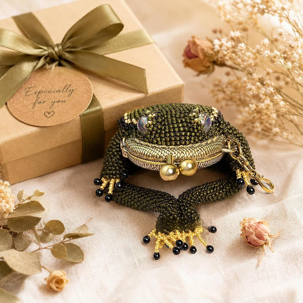Cute Frog Coin Purse Adorable Accessory Storage Box