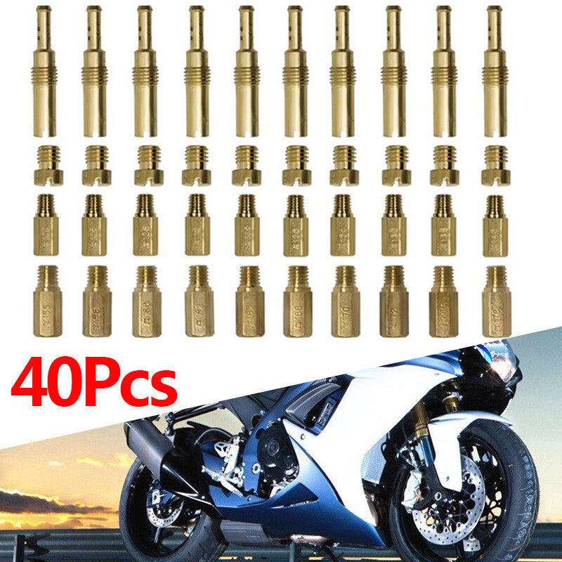 40Pcs pour PWK Keihin OKO Carbures Carburateur jets principaux avec lent pilote Jets Kit