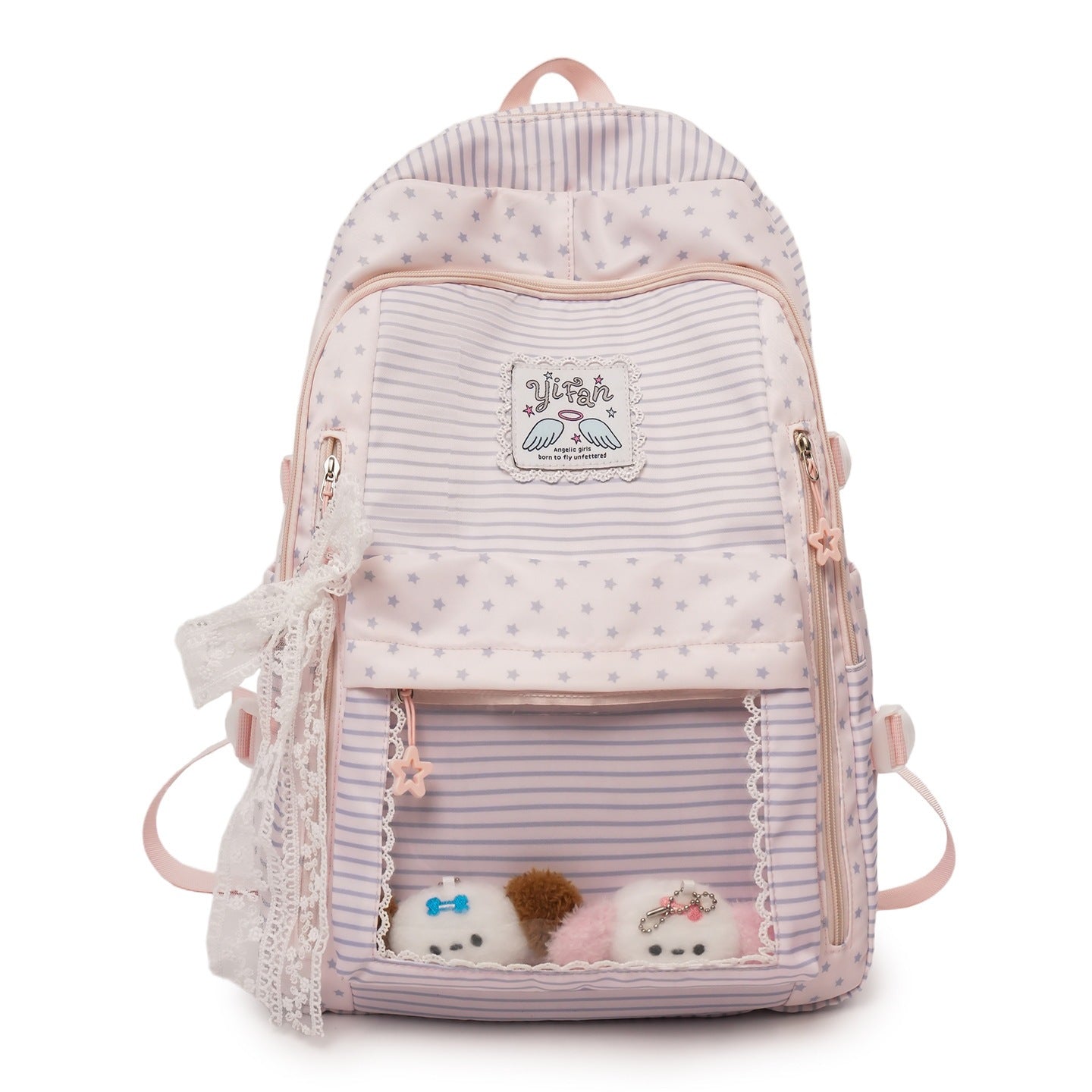 Sac à dos élégant pour filles douces parfait pour l'école moyenne et secondaire
