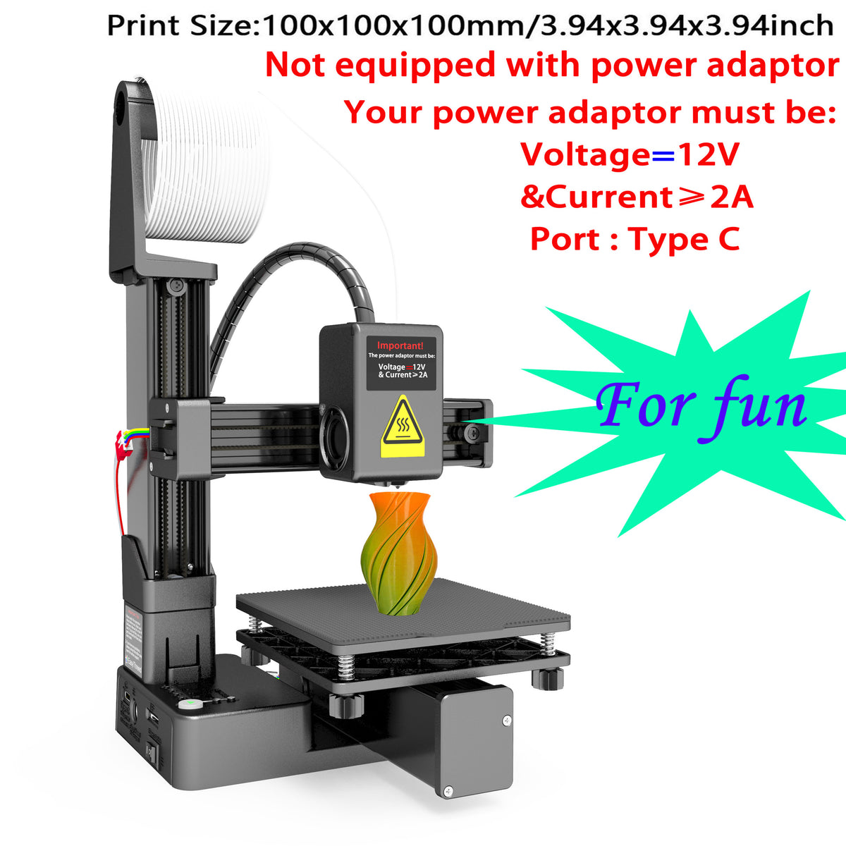 EasyTreed 3D Printer K10 Entry-level Use TPU PLA 175mm