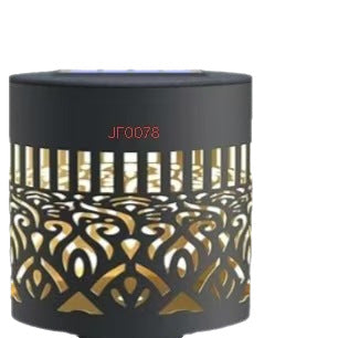 Solar-powered outdoor wall light