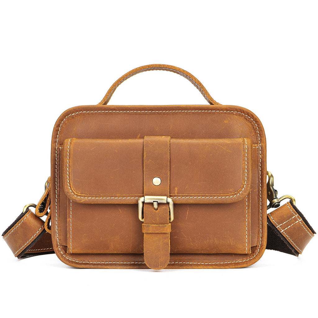 Sac de corps Cowhide haute capacité pour hommes haut de gamme