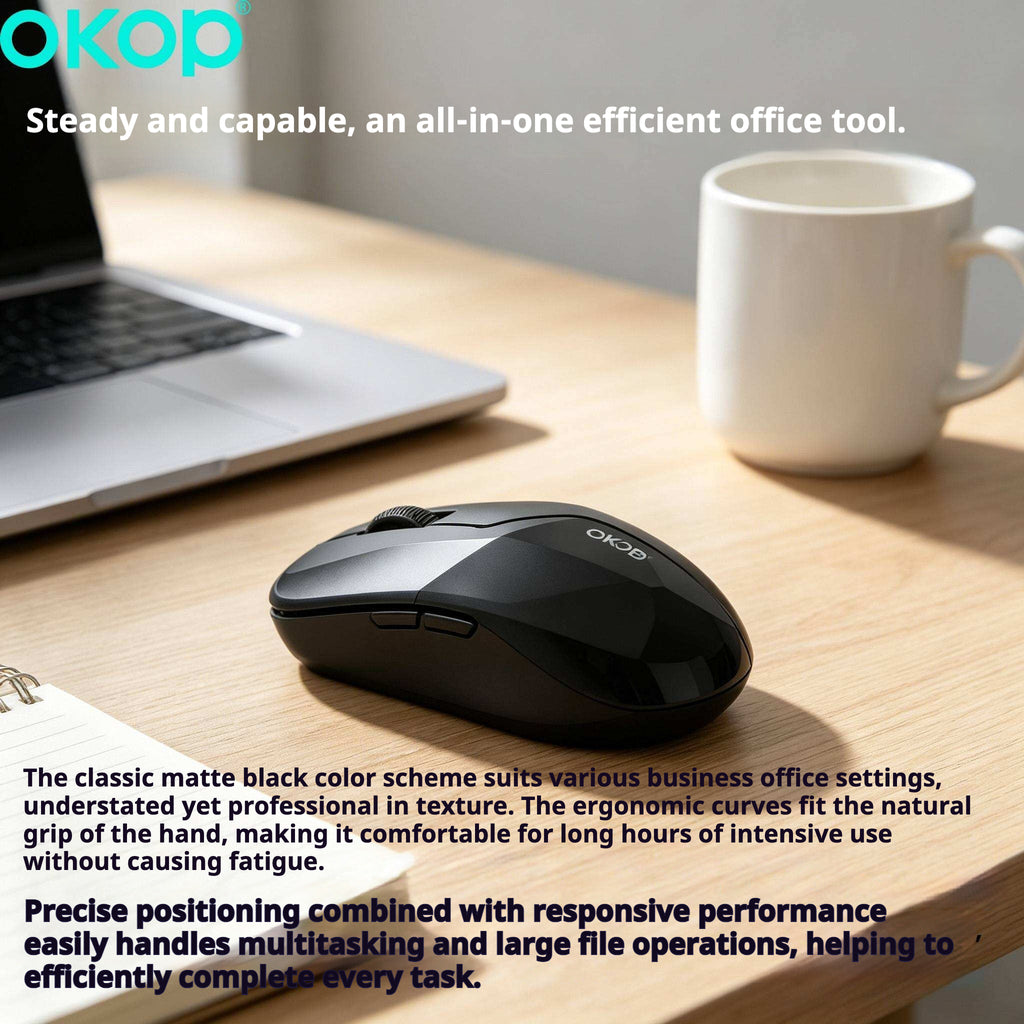 KP-S403 La souris sans fil la plus vendue Style élégant silencieux 2.4G Design ergonomique Compact Convient