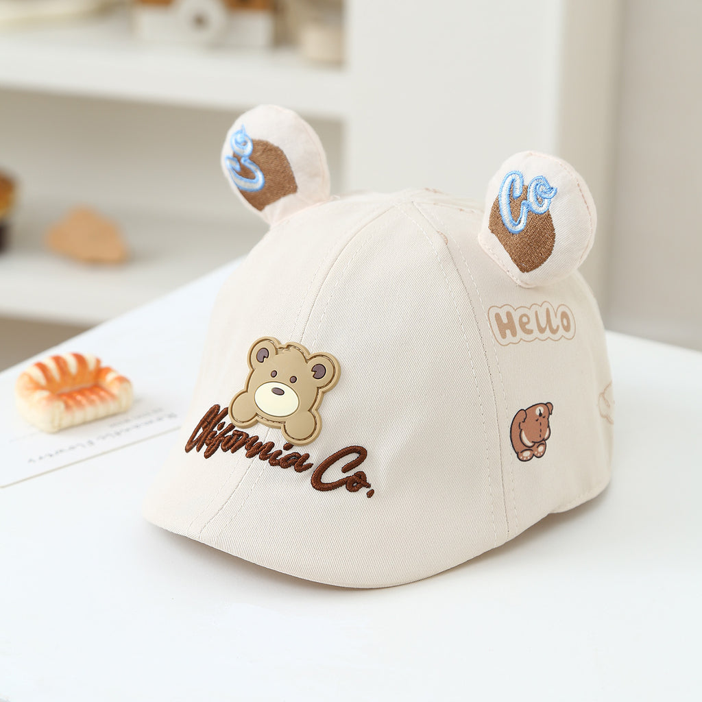 Ours des enfants en forme d'oreille en forme de lettre Tirage en trois dimensions de l'ours en peluche Cartoon