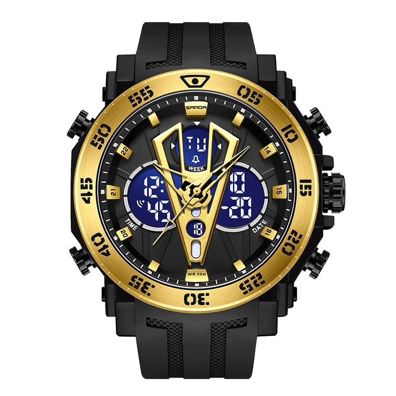 Sanda Youth Montre double affichage pour les hommes