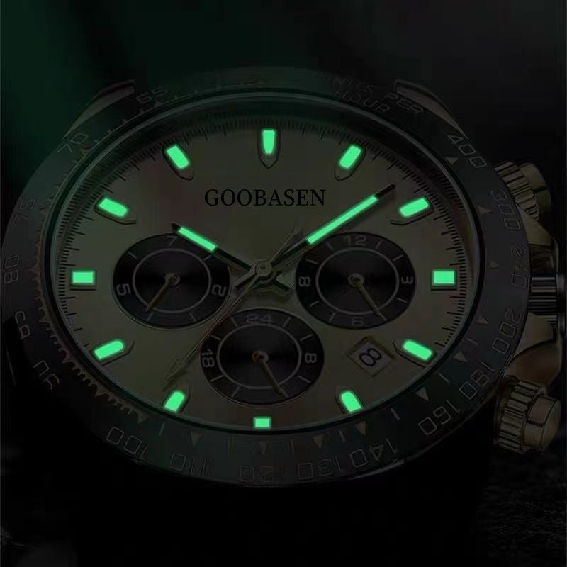 Montre homme mécanique avec montre Quartz Calenda