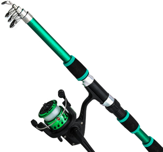 Tige télescopique de lure pour enfants Section courte en verre Acier Pack dur Snakehead Rod Lancer 18
