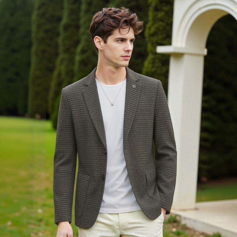Veste de costume occasionnel pour hommes