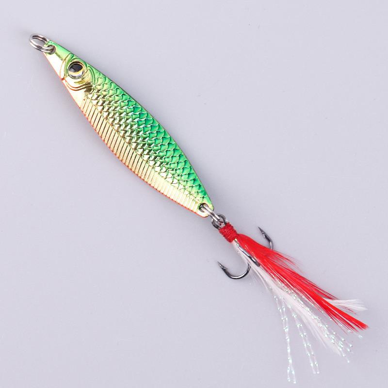 Bare Fishing Tackle Piece Color Feather Lure Lure