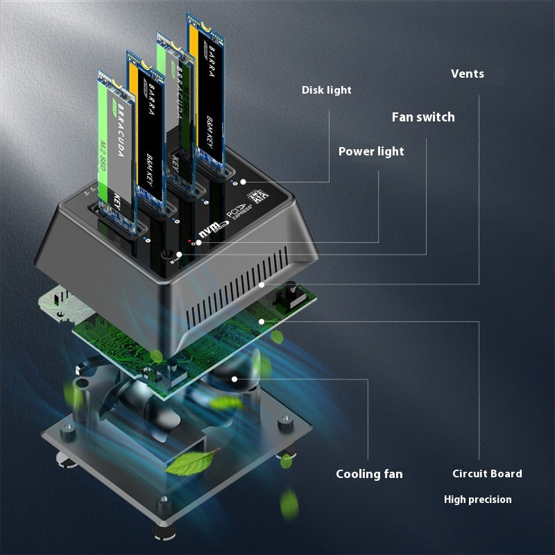 M.2 Dual Protocol SSD Enclosure