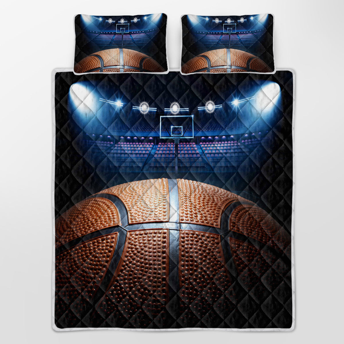 Ensemble de courtepointe de basketball de sport de 3 pièces