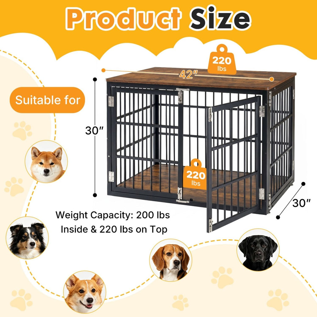 Meubles de caisse pour chiens robustes
