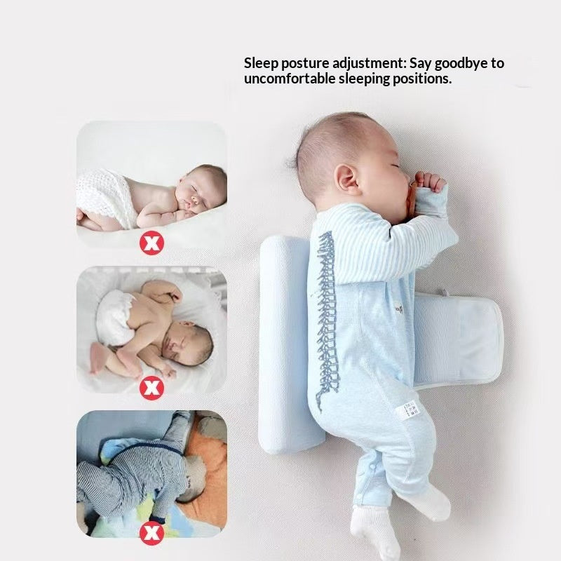 Oreiller pour bébé à manches latérales Oreiller antidérapant