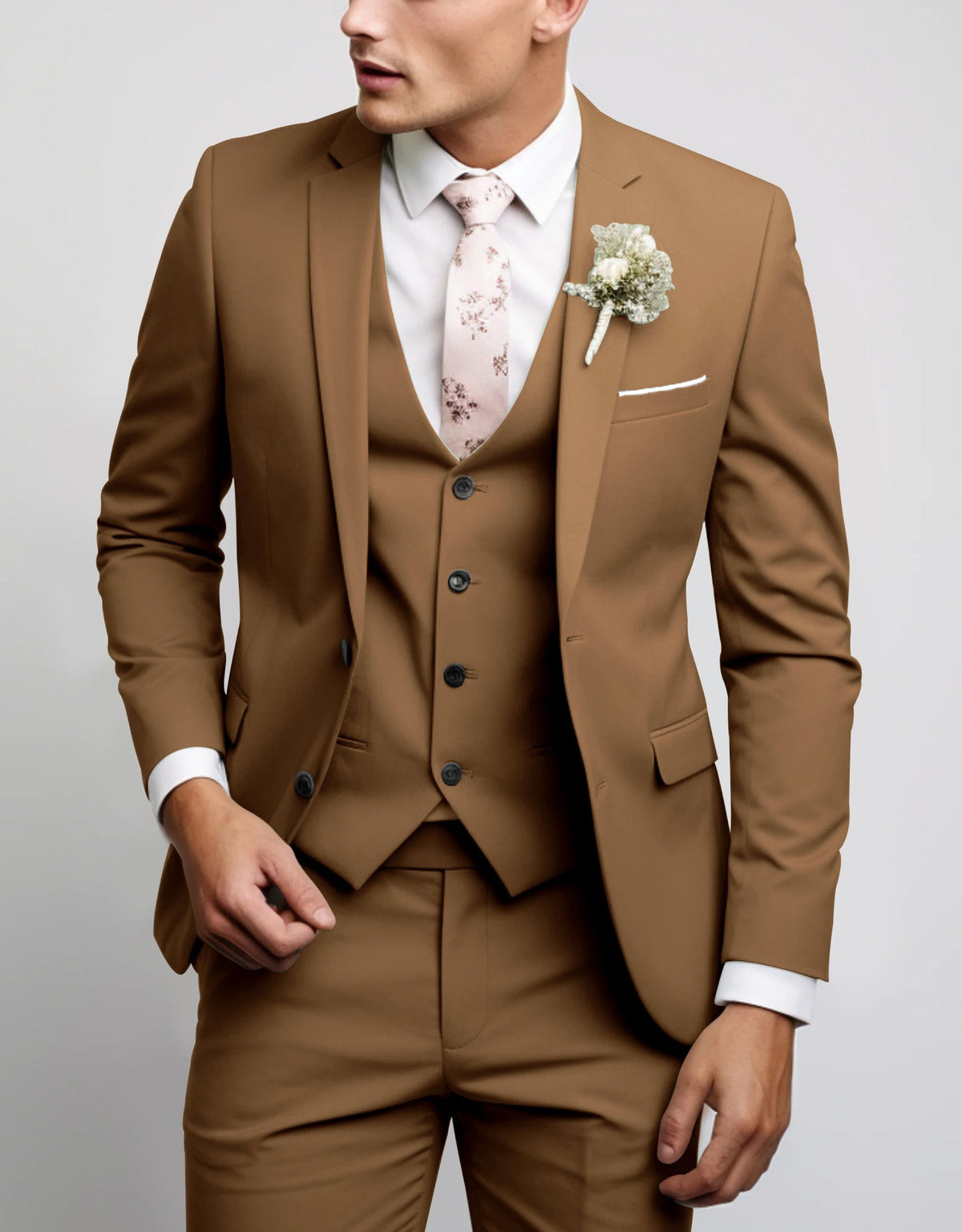 Ensemble de costumes polyvalents à deux boutons pour hommes