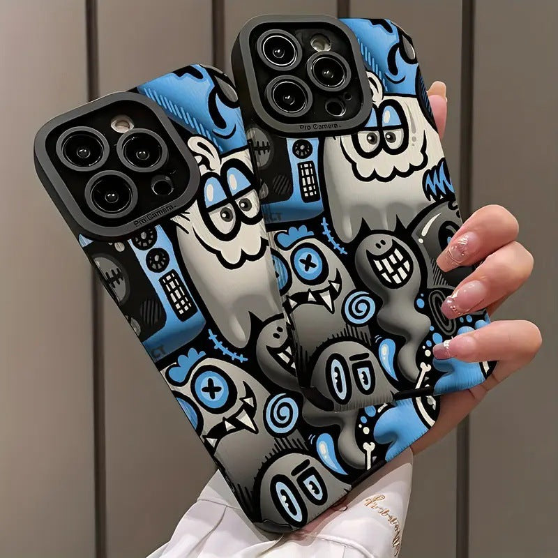 Little Monster Phone Case Graffiti résistant à la chute