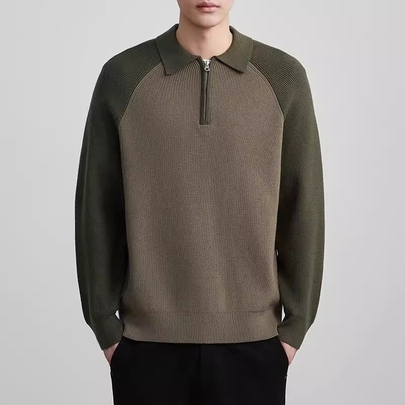 Chandail à manches longues Raglan de style japonais occasionnel