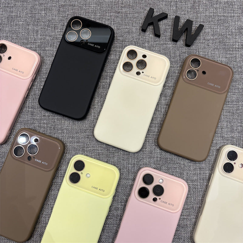 Boîtier liquide anti-goutte tout inclus avec une grande fenêtre de visualisation pour téléphones