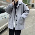 Manteau de trench tout-match pour hommes Casual Springfall Relaxed-fit
