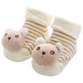 Chaussettes de plancher pour bébés non glissantes en coton caricature