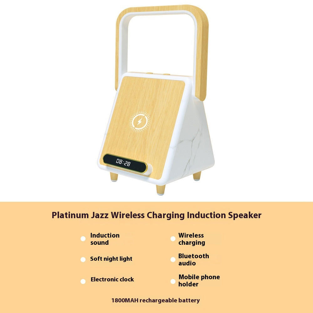 Haut-parleur Bluetooth Induction sans fil Lampe de nuit