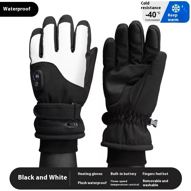Gants de chauffage électrique résistants au vent