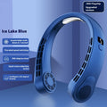 Avec affichage numérique léger Ventilateur de Halter sans feuille USB portable Mute Lazy Student Outdoor Halt