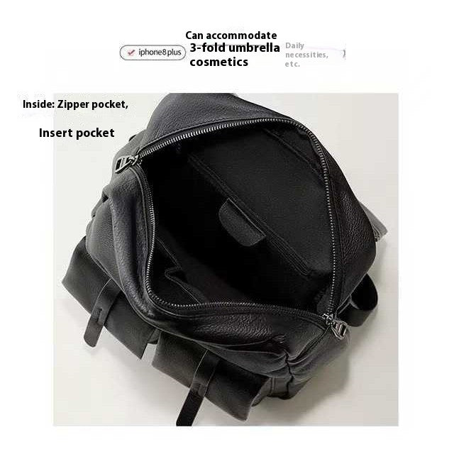 Sac à dos de grande capacité de couleur solide