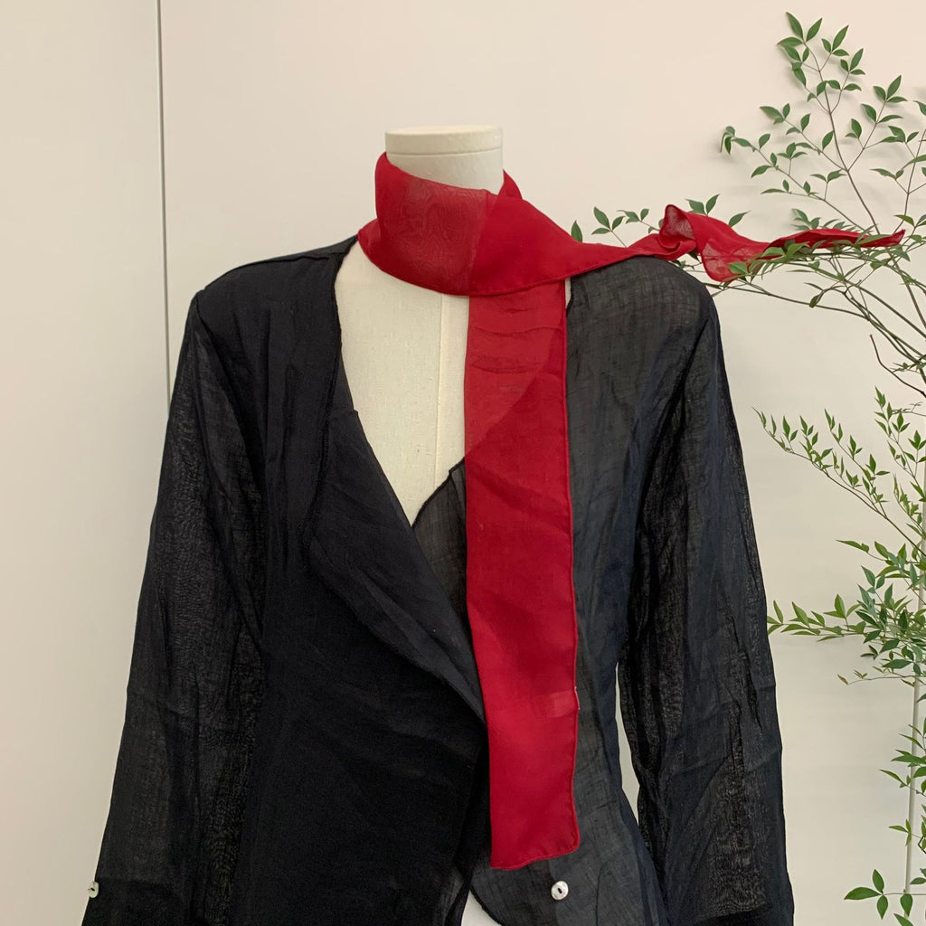 PrintempsSummer Écharpe courte en soie pour les femmes