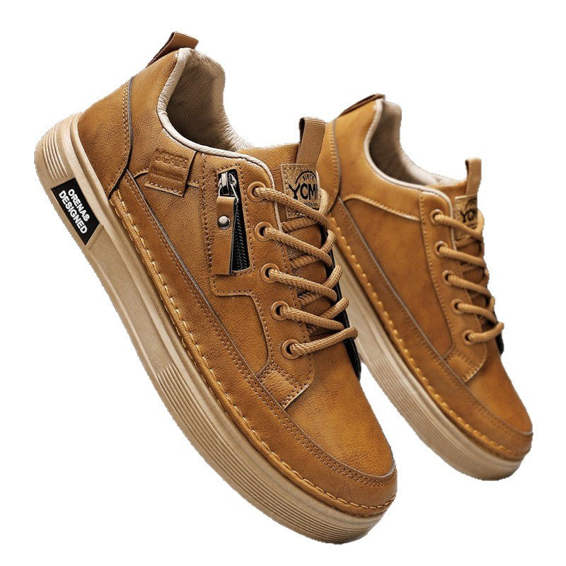Casual Respirant Solid-colore Trendy Dentelle-up Sneakers ronde-orteil
