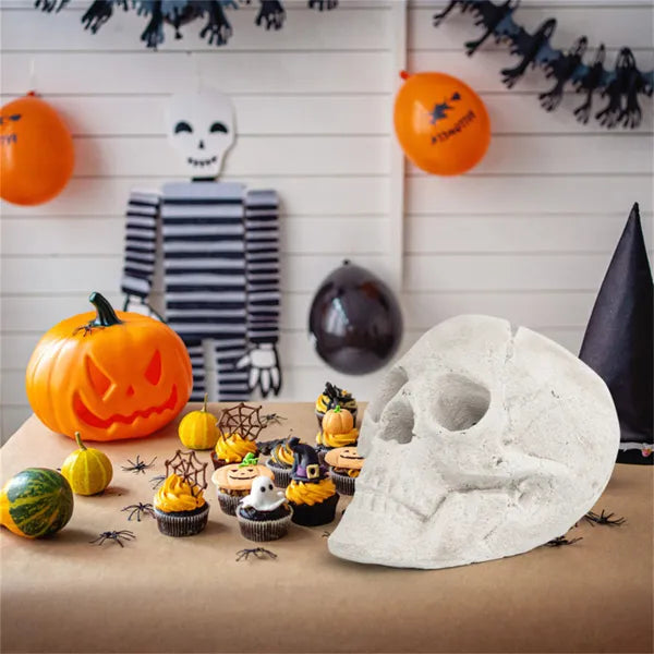 Décoration d'Halloween beige