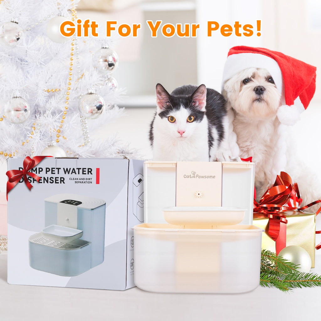 1Pc Smart Pet Fontaine d'eau Distributeur automatique d'eau pour chat 4.5L Chien rechargeable sans fil