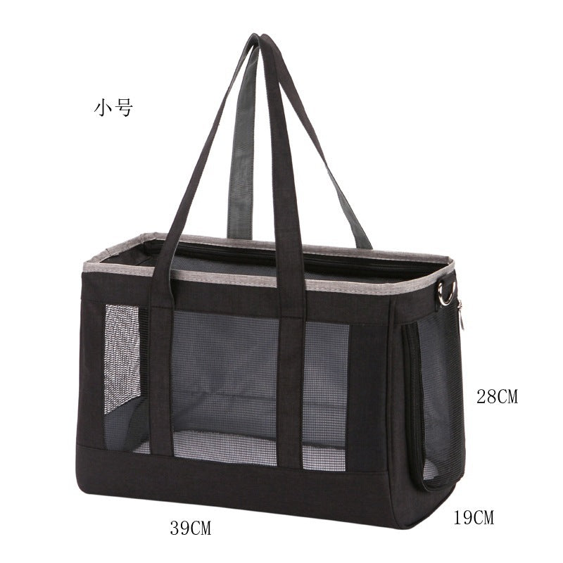 Pet Handbag Panoramic Breathable Portable Shoulder Bag for Outings