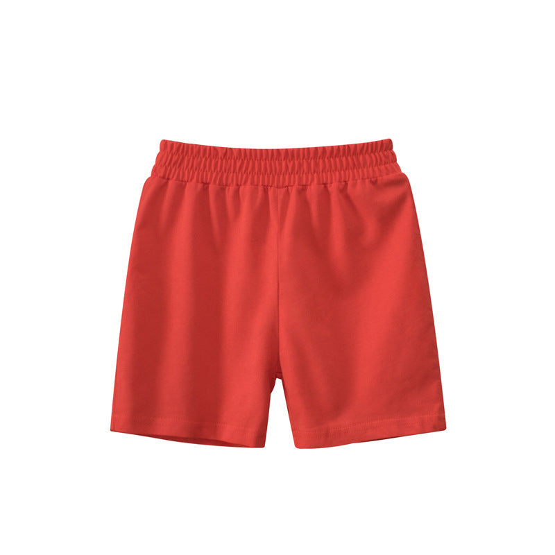 Short Capri pour enfants de couleur solide