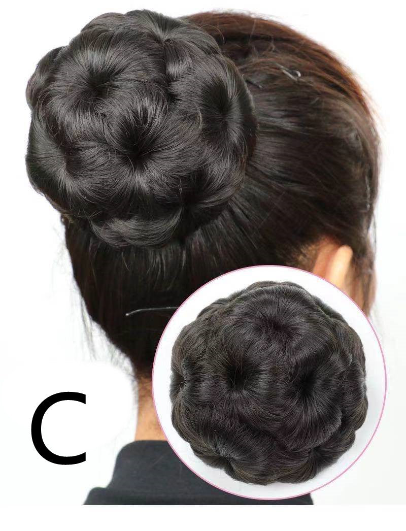 Anneau de cheveux en soie à haute température