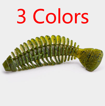 Sanfan Lure Sunfish Soft Bait Carolina Rig Black Pit Bass Wild Catching Lure Bait