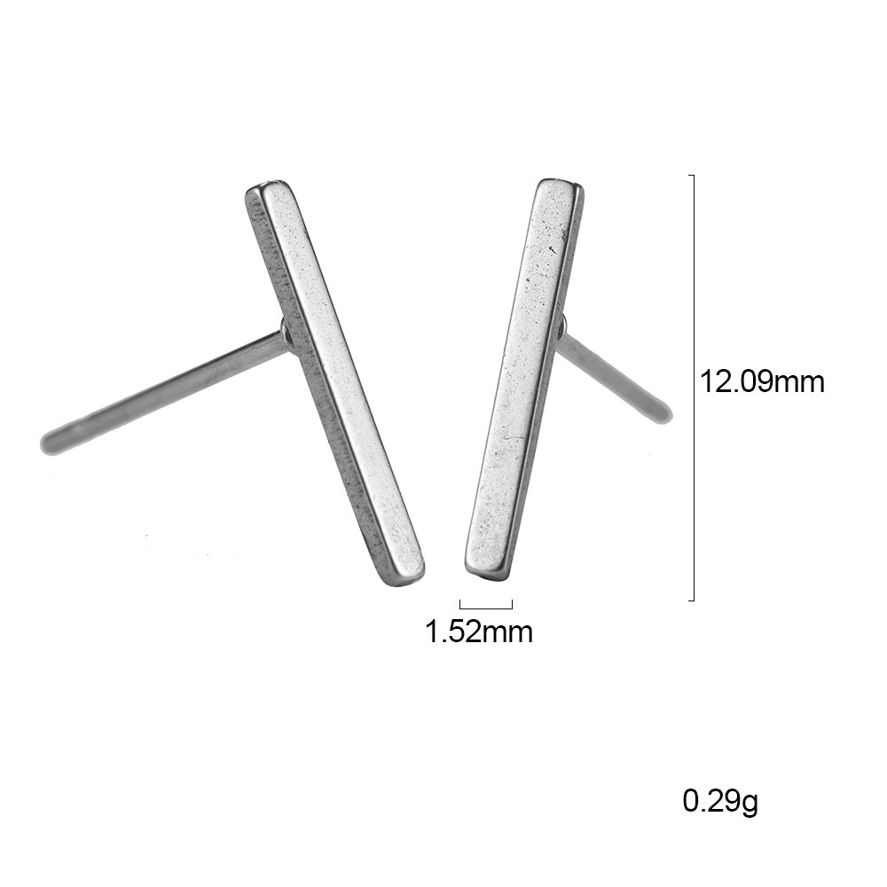 Boucles d'oreilles Nordic Rune en acier inoxydable