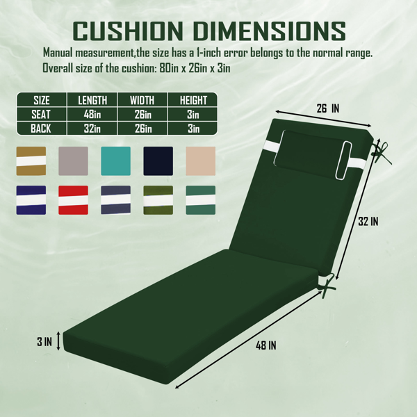 Coussin de salon extérieur de la chaise