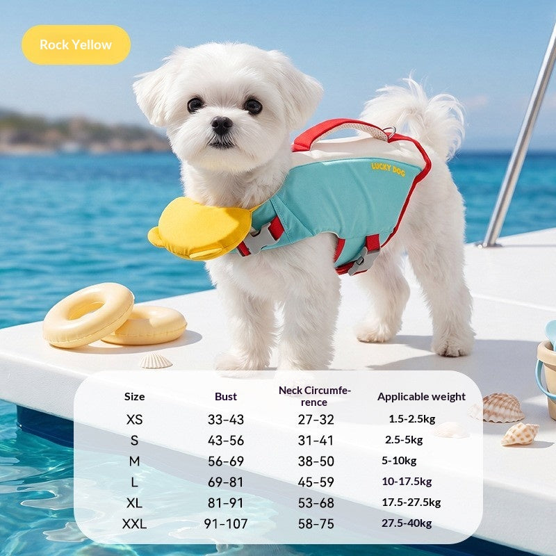 Veste de vie mignon dinosaure-forme chien