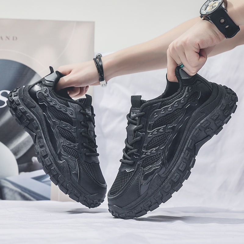 Hommes Noir Sécurité Travail Sneakers