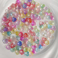 Perles 3-Pétales lumineuses de fleurs acryliques