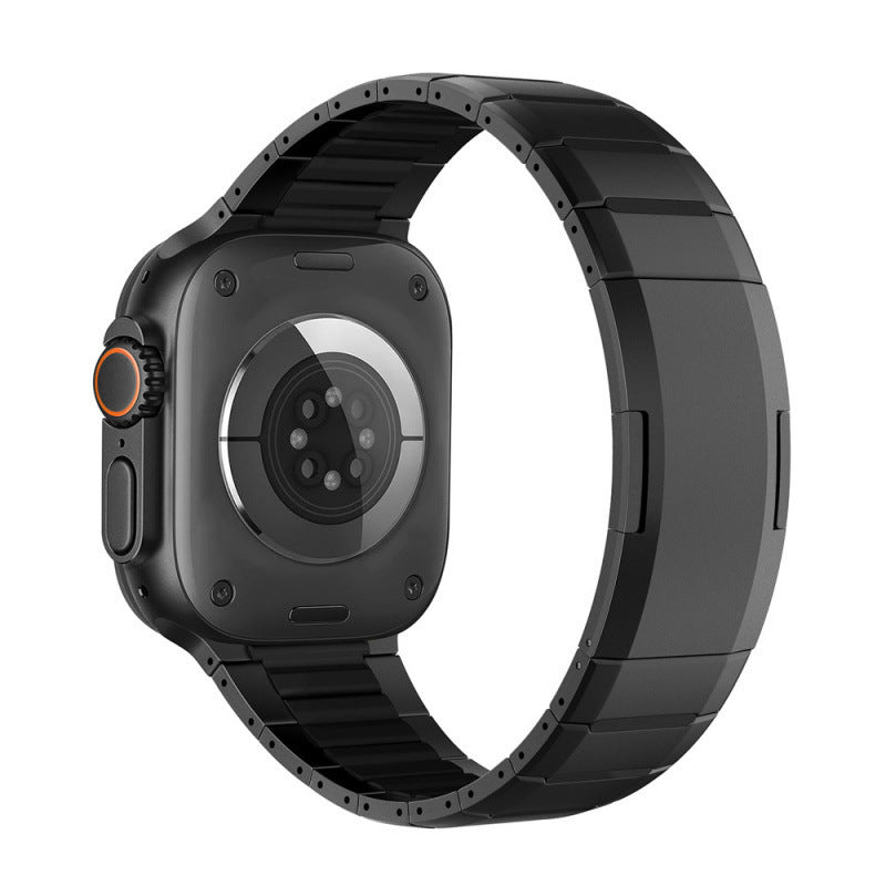 Montre Bande en acier inoxydable Sports Wristband Courbé deux tons