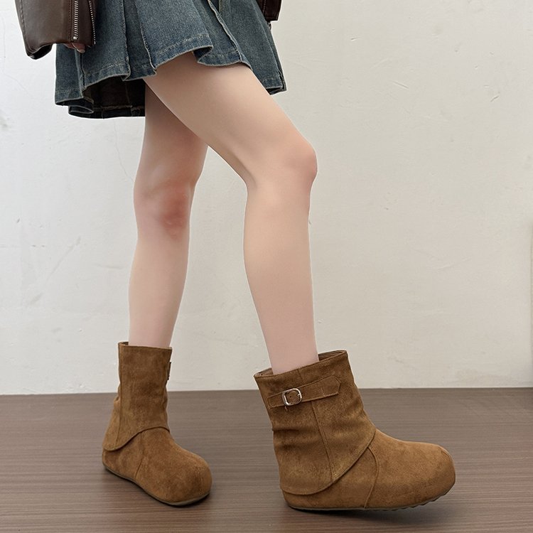 Plateforme pour femmes Hauteur cachée Birkenstock Style Martin Bottes