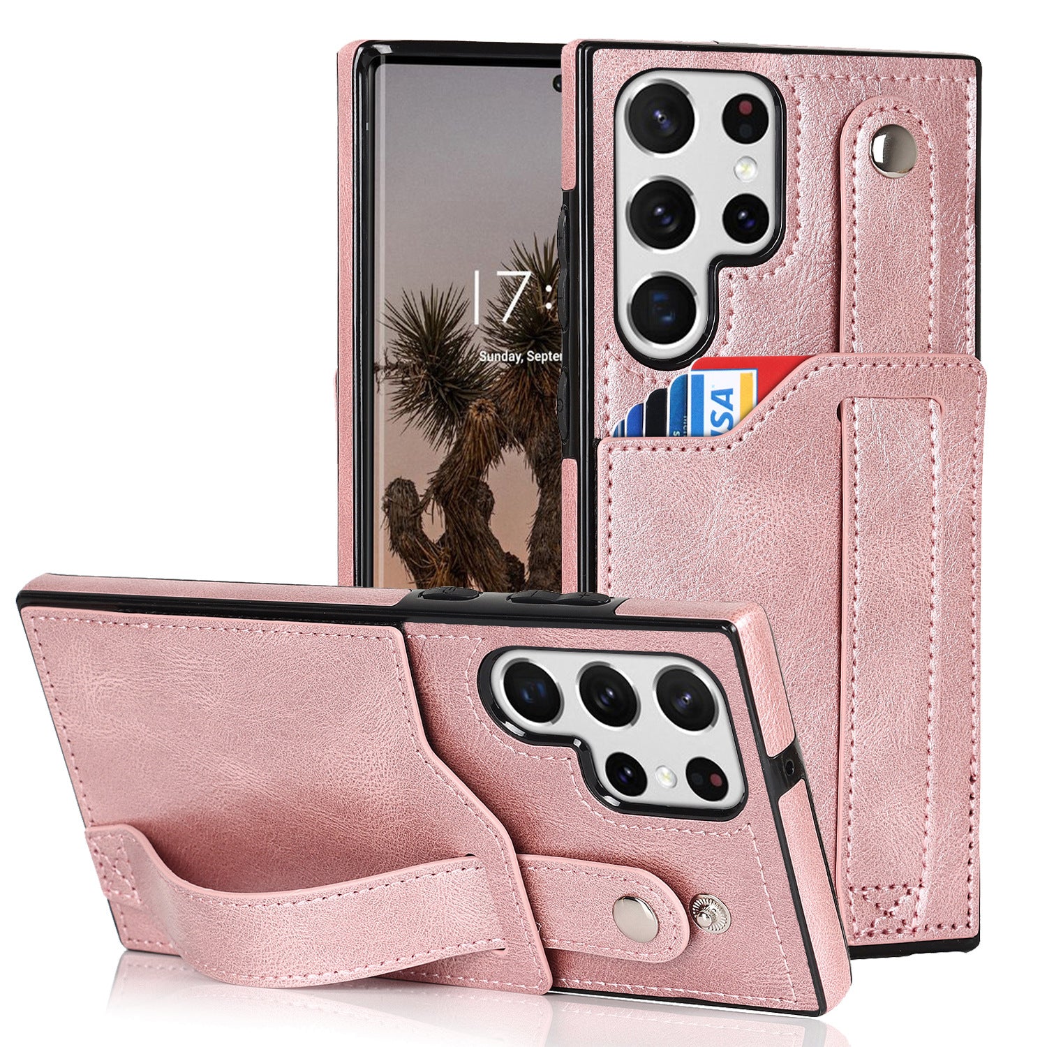 Boîtier en cuir protecteur pour téléphone portable