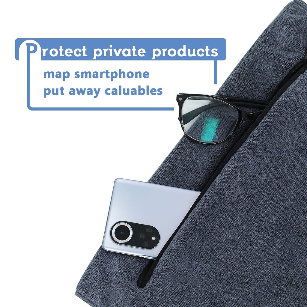Serviette en microfibre absorbante et douce